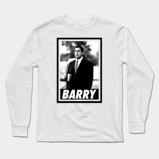 Barry - Portrait retro Long Sleeve T-Shirt